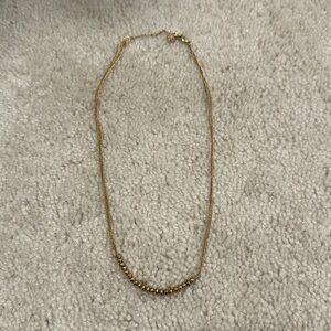 Stella and Dot Gold Beaded Necklace